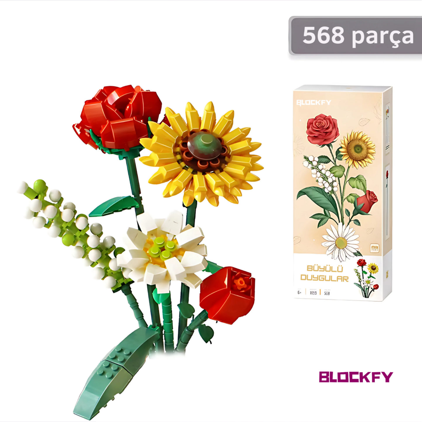 Büyülü Duygular Buketi Çicek Blockfy™