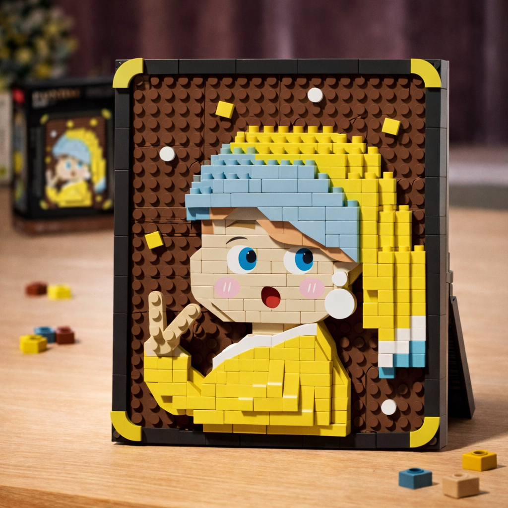 İnci Taneli Kız Art Blockfy™