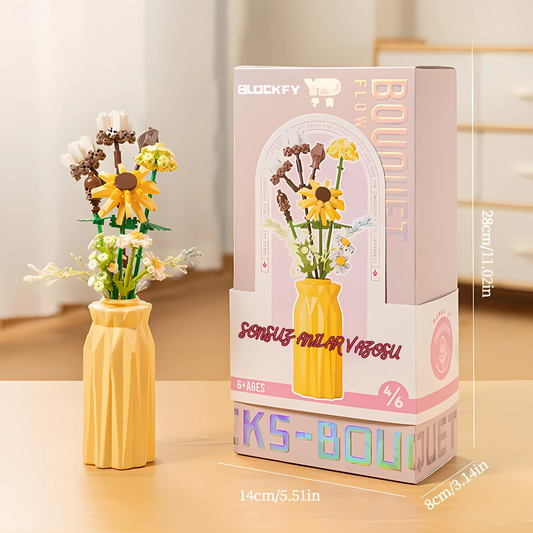 Sonsuz Anılar Vazolu Çicek Blockfy™
