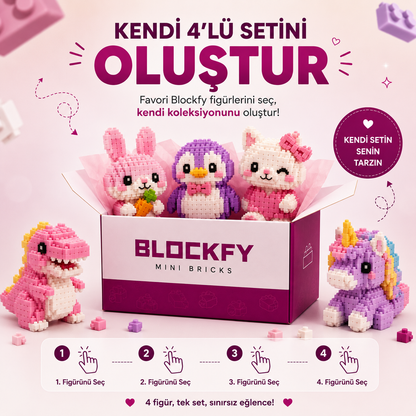 Kendi 4'lü Mini Blockfy™ Setini Oluştur