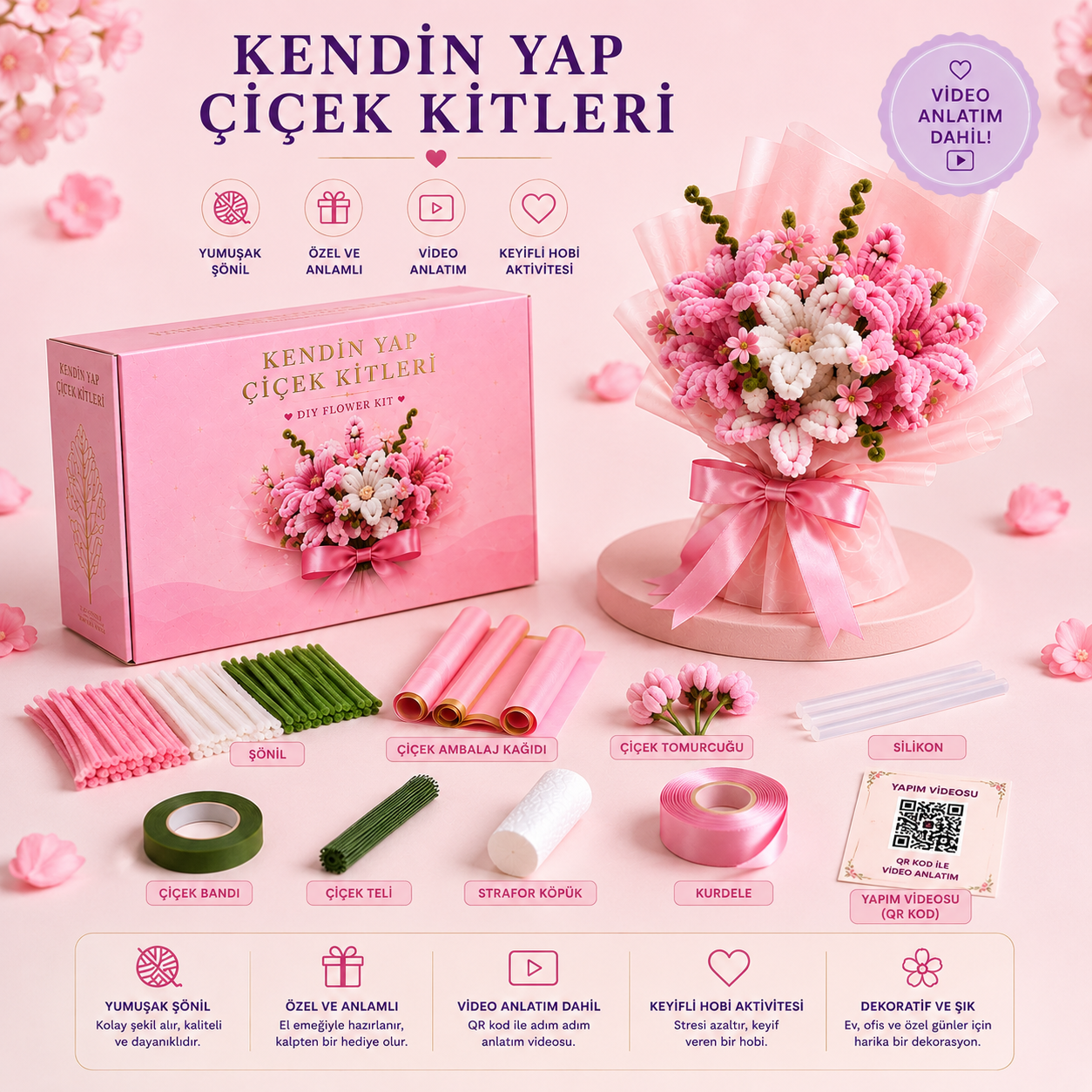 Kendin Yap Çiçek Kitleri