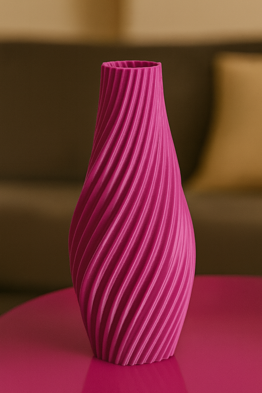 Mor Renk Özel Tasarım Vazo