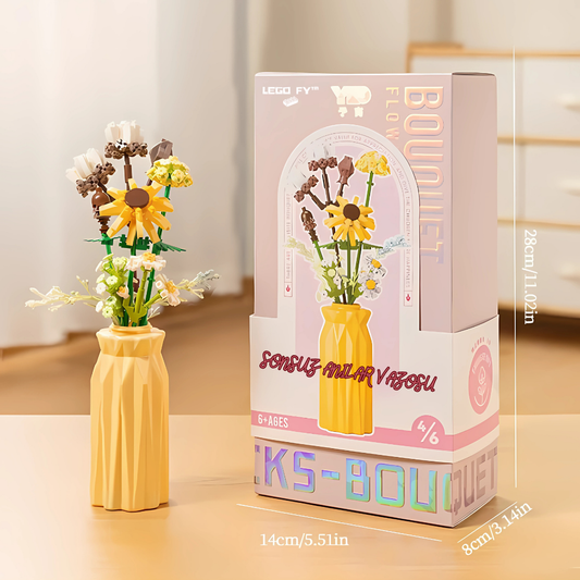 Sonsuz Anılar Vazolu Cicek Blockfy™