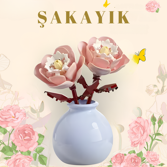 Şakayık Çiçeği Vazolu Blockfy™
