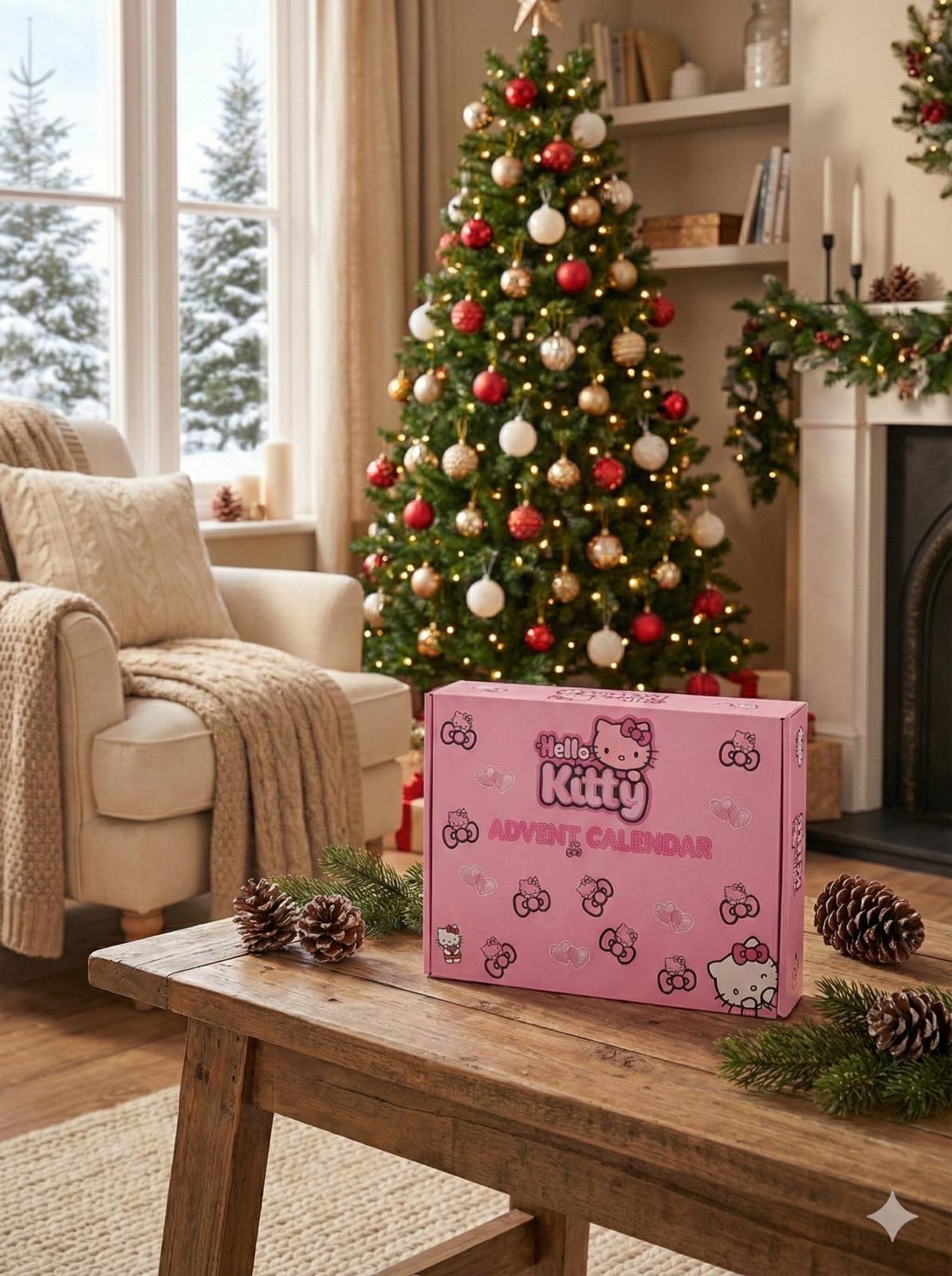 Hello Kity Yılbaşı Temalı Advent Calender Kutusu