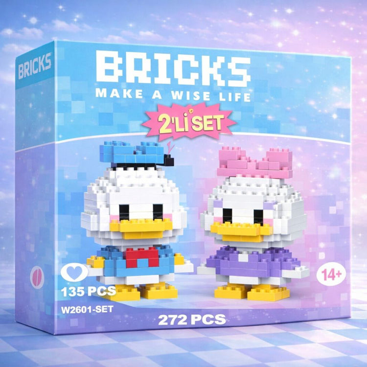 Couple 2'li Bricks Set (Sevgililere Özel)